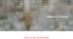 Desktop Screenshot of mineralwines.com